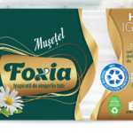 Foxia – Hârtie igienică – 3 straturi – 140 foi – Mușețel