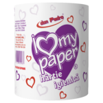 I love my paper – Hârtie igienică – 2 straturi – 41.87 m (32BUC/BAX, 72BAX/PAL)