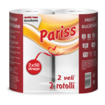Pariss – Prosoape de hârtie – 2 straturi – 50 foi – Classic