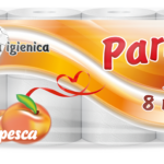 Pariss – Hârtie igienică – 3 straturi – 110 foi – Piersica