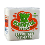Elefantul Verde – Șervețele de masă – 1 strat – 30 × 30 – 100 foi