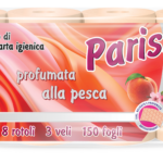 Pariss – Hârtie igienică – 3 straturi – 115 foi – Piersica